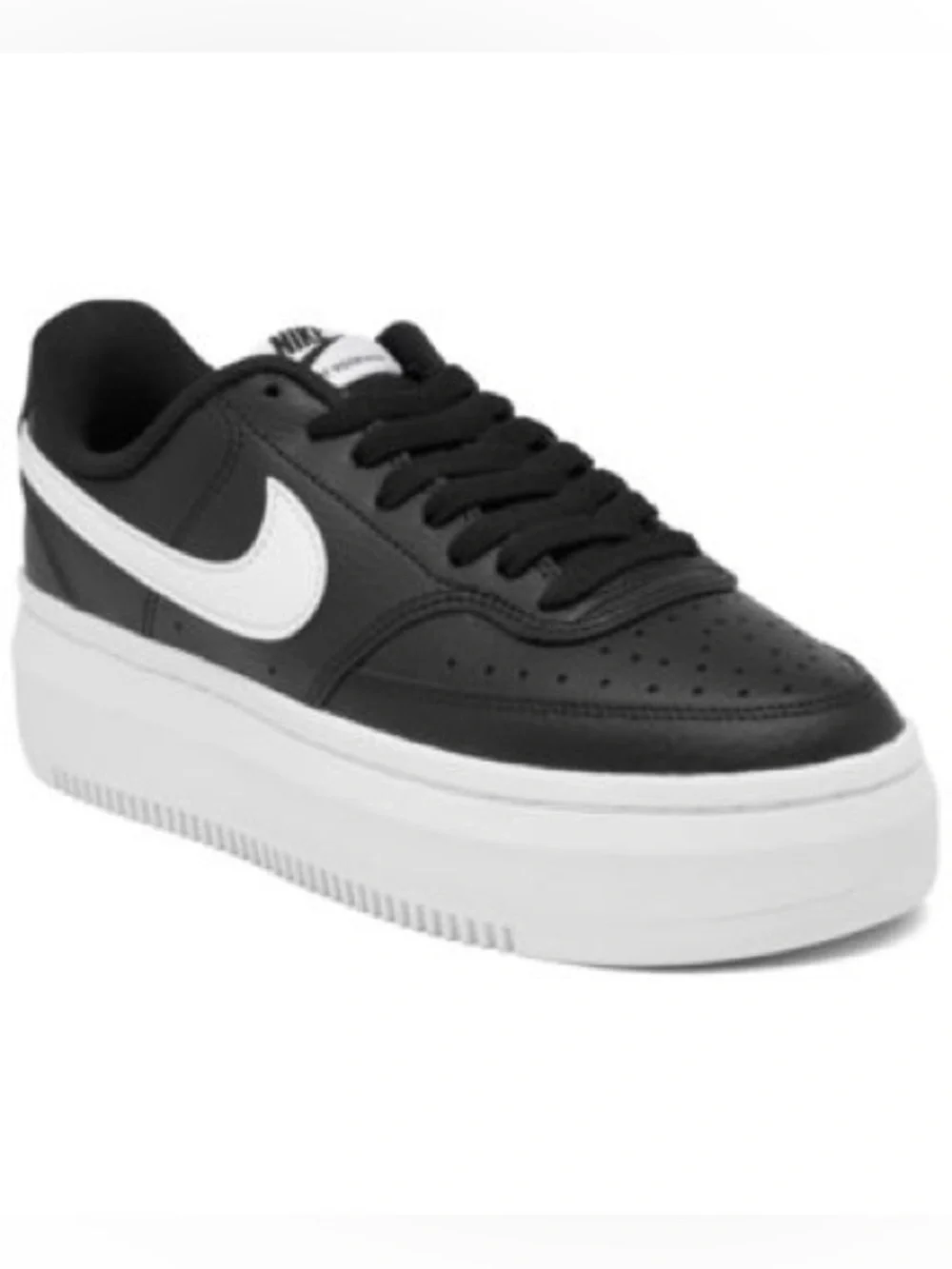 Nike  Court Vision Alta Leather Platform Casual Sneakers Size 9